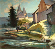 peinture_chateau_durbuy_guy _van _iseghem peinture_chateau_durbuy_guy _van _iseghem
